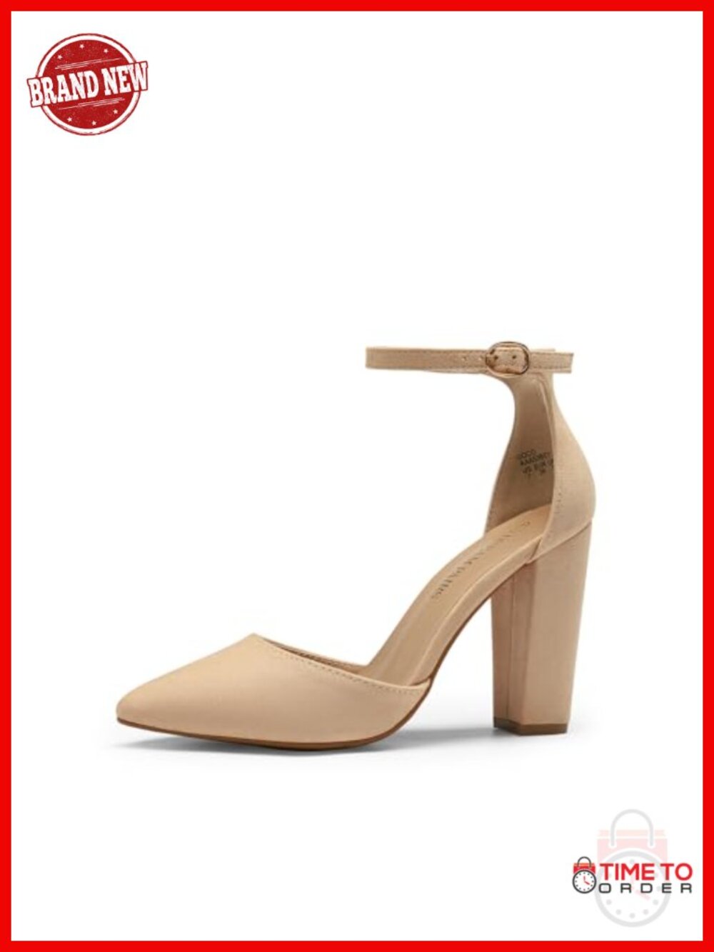 Women's Closed Toe Pointed Toe Chunky Block Heel Pumps Wedding Dress Shoes